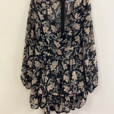 Valleygirl Womens  Size 10 Casual Dress Floral 