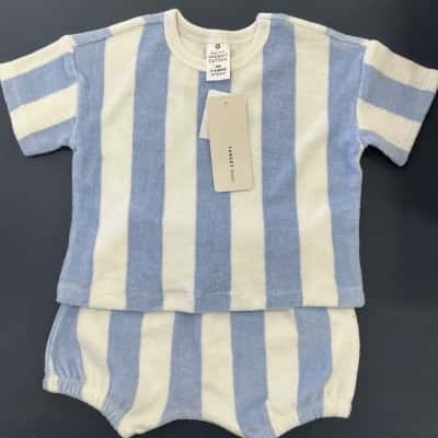 Target Kids  Size 00 Set Blue / White 