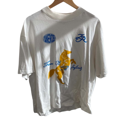 Zanerobe Mens Crewneck T-Shirt Size L White 