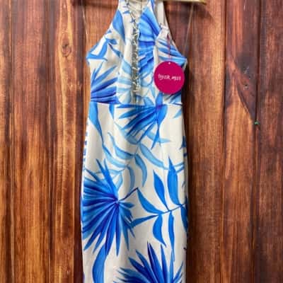 Tiger Mist  Size S Blue / White dress new 