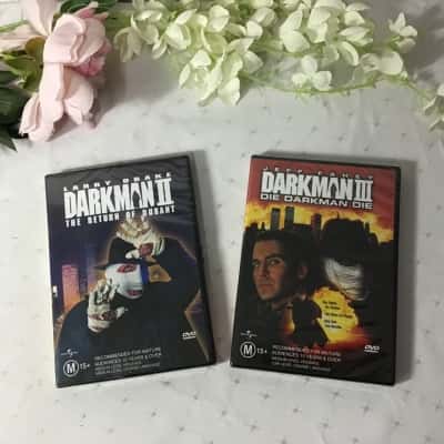 Darkman II: The Return of Durant & Darkman III: Die Darkman Die DVDs (new)
