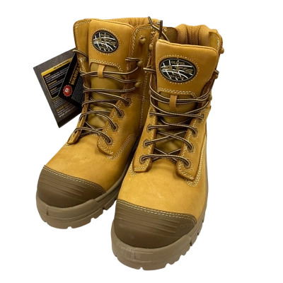 Oliver Footwear - Lace/Up Mid Cut with Side Zip in Wheat US Size: 10 EUR Size: 43 