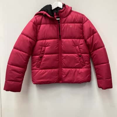 G-STAR RAW  Womens  Size S  Short Hooded Puffer Jacket Pink  