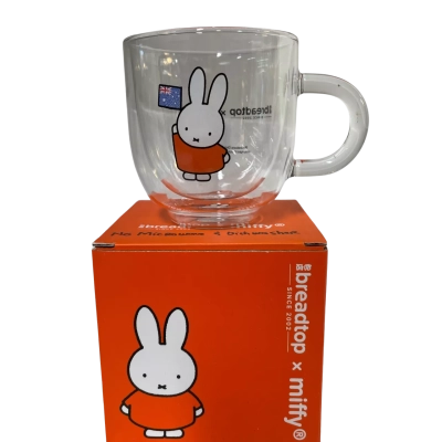 Miffy x Breadtop Glass Mug 