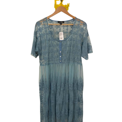 BNWT Suzanne Betro Womens Dress Size 3 Blue 