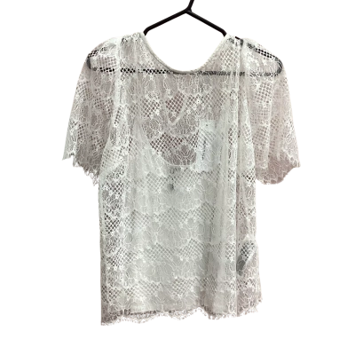 Forever New Womens Size 16 Alicia Puff Sleeve Lace Top 