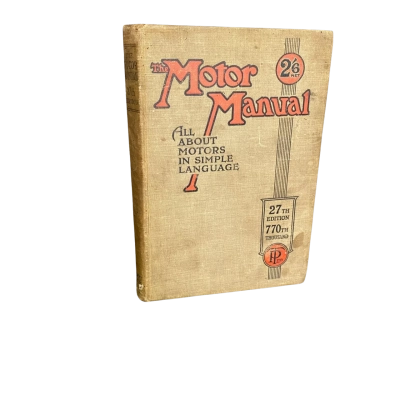 The Motor Manual 27th Edition, 770th Thousand Vintage Hardcover