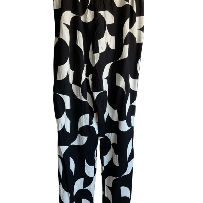 Isobelle Womens  long pants - Size 20 Black  / Pattern / White 