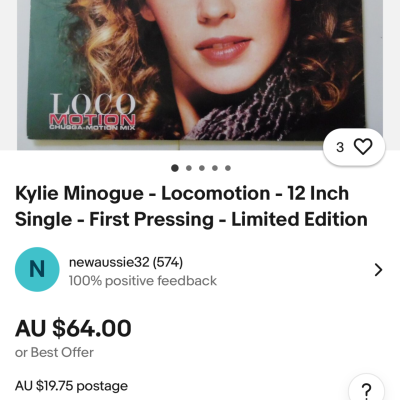 Kylie Minogue single record