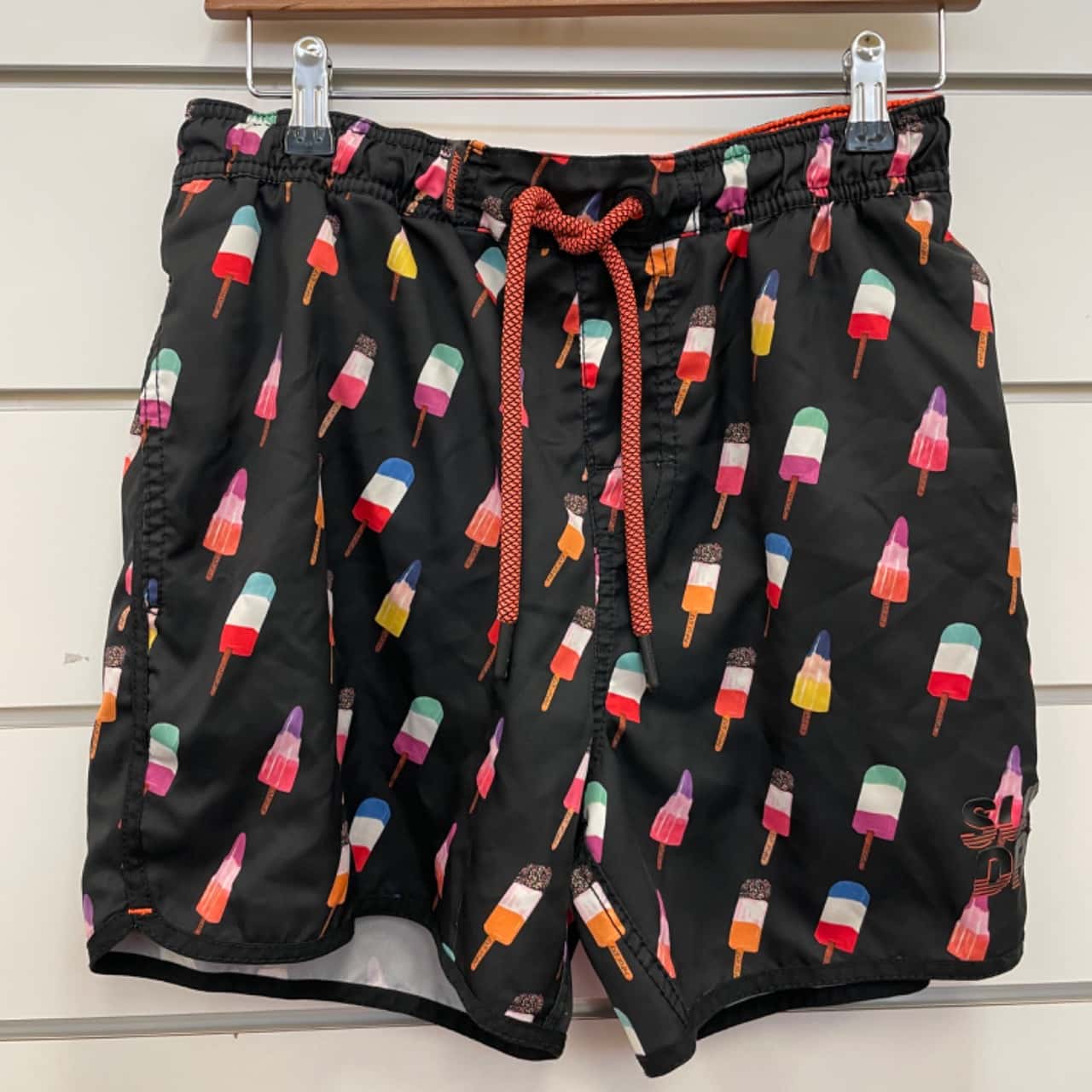 'Superdry ' Mens Ice Cream Polo and Swim Short SET (L)