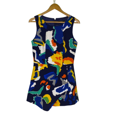  Womens  Size L Blue / Green / Pattern 