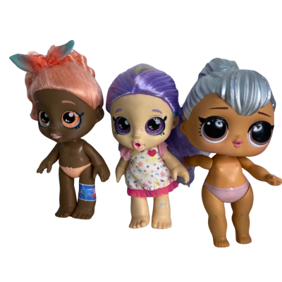 A Bundle of Three dolls. 