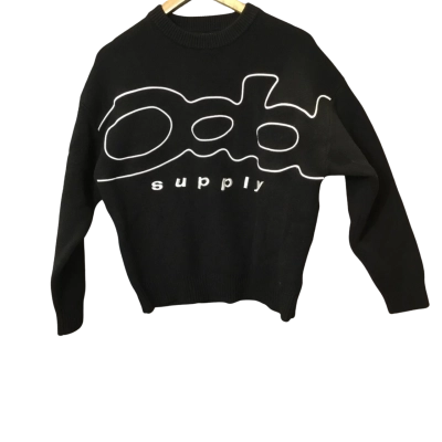 Bershka SUPPLY Womens  Size S Roll Neck Jumper Black  / White 