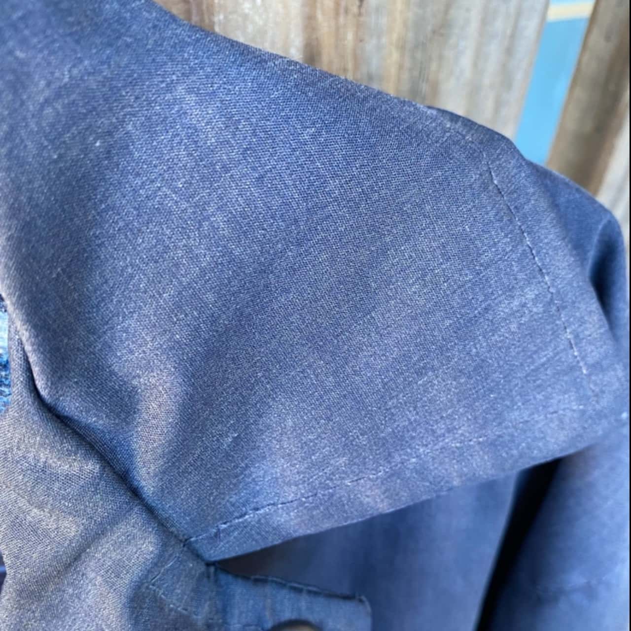 Driza Bone Size XS Winter Coat Navy Blue