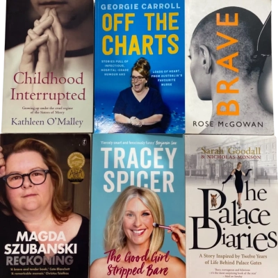 Biography & Memoir Collection - Rose McGowan | Georgie Carroll | Kathleen O'Malley | Sarah Goodall | Magda Szubanski | Tracey Spicer
