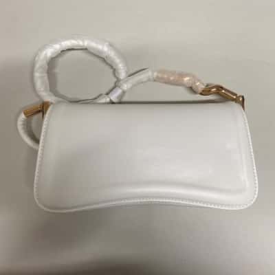 Novo Womens Handbag Gold / White 