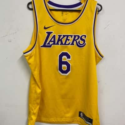 NBA / Nike Mens  Size XL Jersey Purple / Yellow 