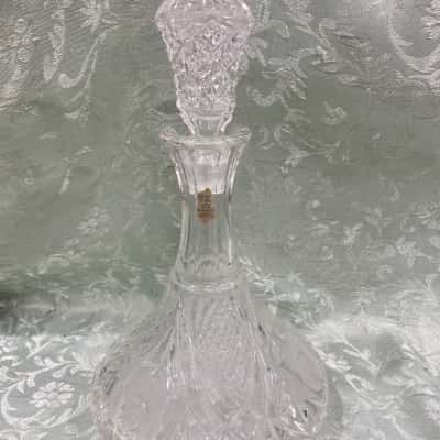 Vintage Bohemian Crystal Decanter
