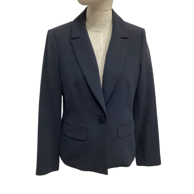 Perri Cutten Womens  Size 10 Blazer Navy Blue 