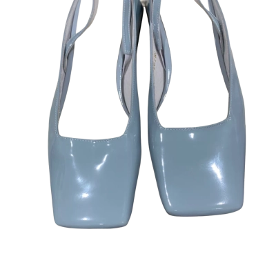  Hand Made Women’s slingbacks  Size 8 Sandals Grey 