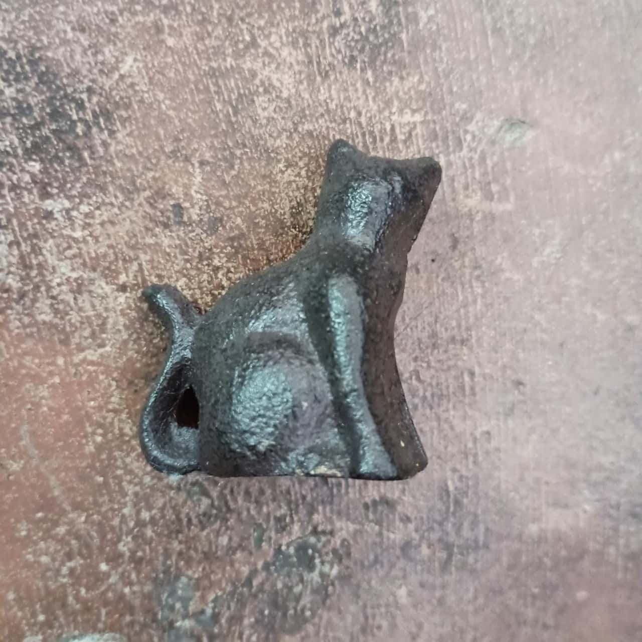 Cast Iron Miniature Cat Figure
