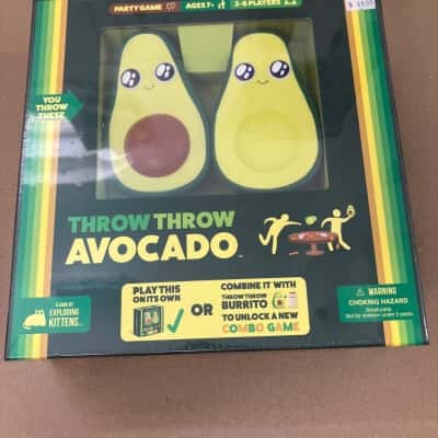 Throw throw avocado, a dodgeball card game. 