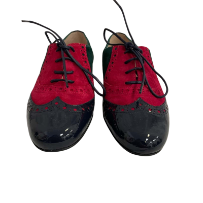 NWT Alba Teci “Astana” Womens Size 36.5 Green / Navy Blue / Red 