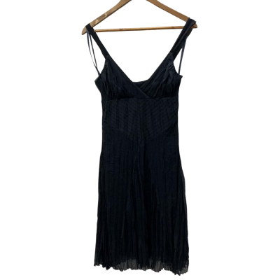 Ojay Womens Size 8 Sleeveless Dress Navy Blue 