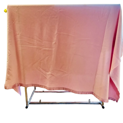 Vintage Onkaparinga Pink Wool Blanket with Satin binding