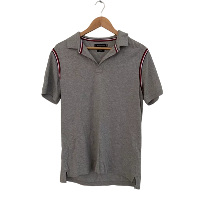 Tommy Hilfiger Mens  Size L Polo Shirt Grey / Multicoloured 