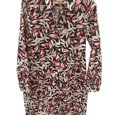 David Jones Womens  Size 14 Long Sleeve Dress Blue / Red / White 