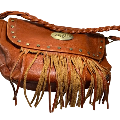 Womens Daria Fringed Satchel Condition: Handbag 40x24x10 cm