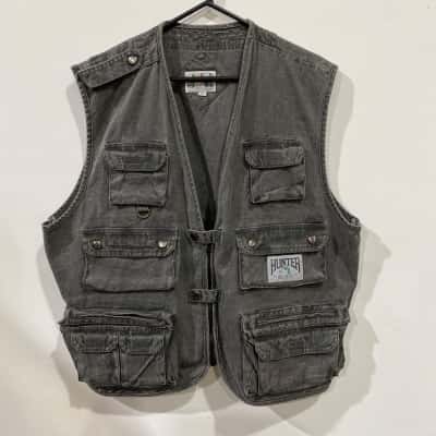 Hunter  Mens  Shooter Vest Size 40 Grey 