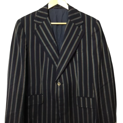  Mens  Vintage Size 40 Pinstriped Blazer