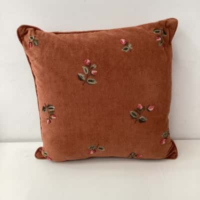 Cushion Floral Embroidered