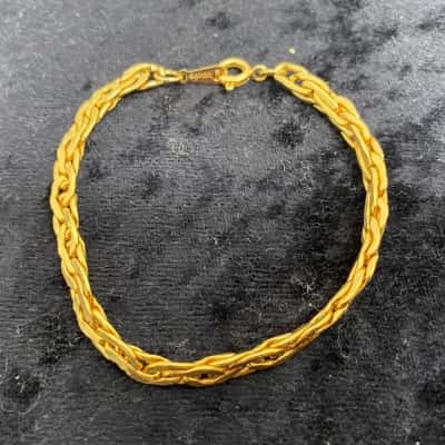 Avon Gold-tone Woven Bracelet