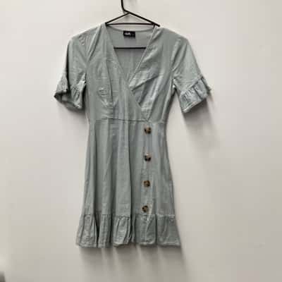 Dotti Womens  Size M Midi Dress Blue 