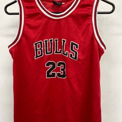 Bulls NBA Youth Kids  Size XL Sport Top Red 