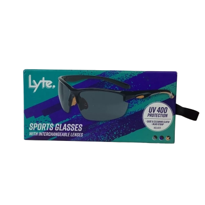  Lyte- Sports Glasses with Interchangeable Lenses 