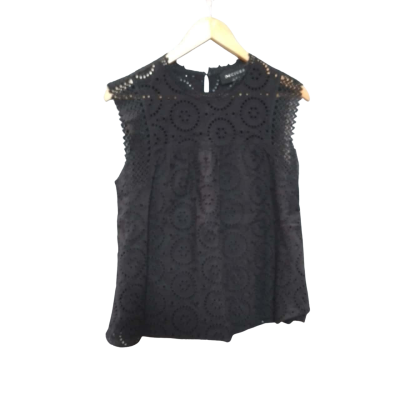 Decjuba Womens  Size S Sleeveless Top Black  