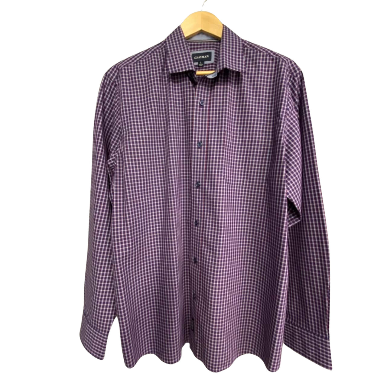 Gazman Mens Size L Long Sleeve Navy Blue / Red