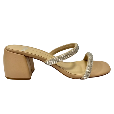 Mollini Womens  Size 39 Heels Nude / Silver 