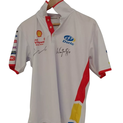  Mens Signed Racing Shirt Size S 
