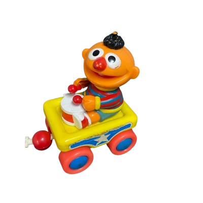 Vintage Sesame Street Ernie Pull Toy 