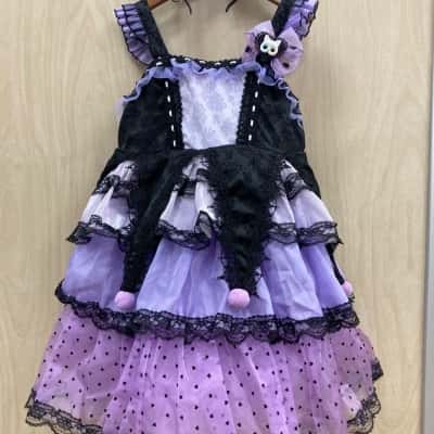  Kids  Size 4 /6Yrs Black  / Purple Halloween Costume (14)
