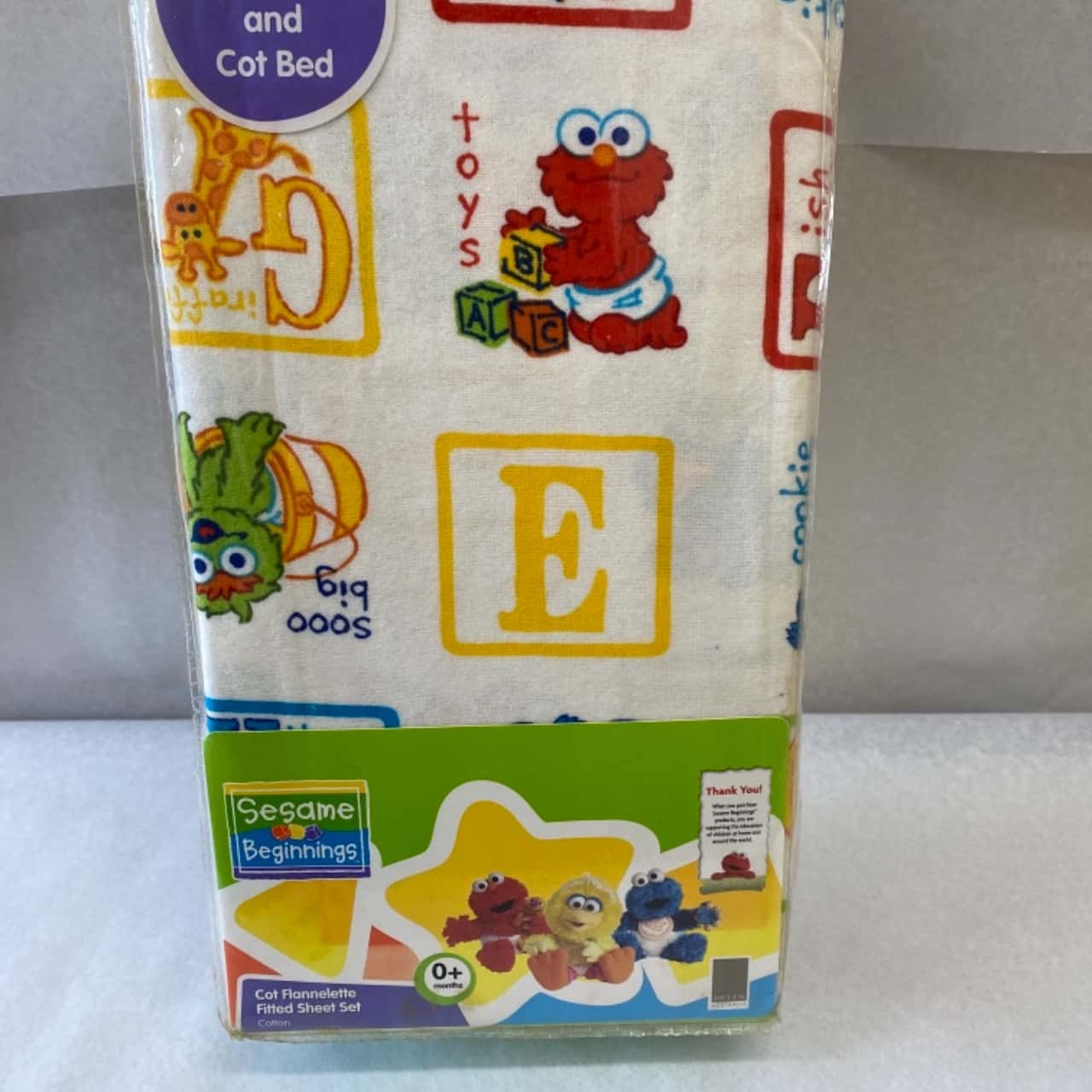 sesame street cot set