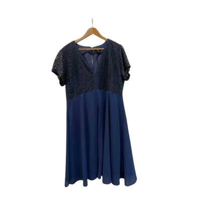  Womens  OPM Size 18 Navy Blue dress