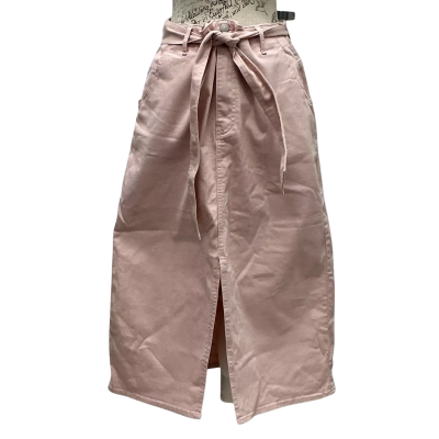 Susan Womens  Size 14 Denim Skirt Pink  