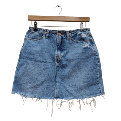 Ghanda Womens Size 8 Mini Skirt Blue (1)