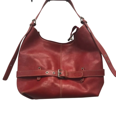 De Martino Womens Leather Handbag Red 